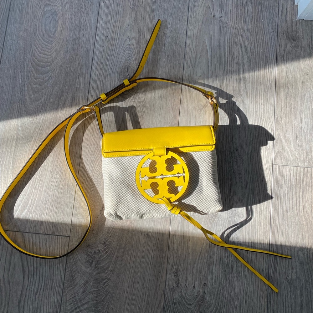 Tory Burch Miller Crossbody bag in yellow